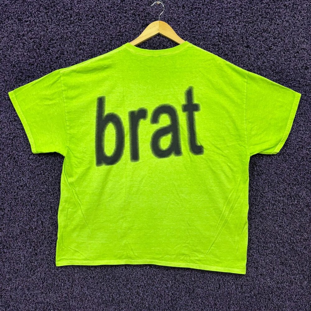 CharliXCX Brat Logo Album Cover T-shirt size extra large